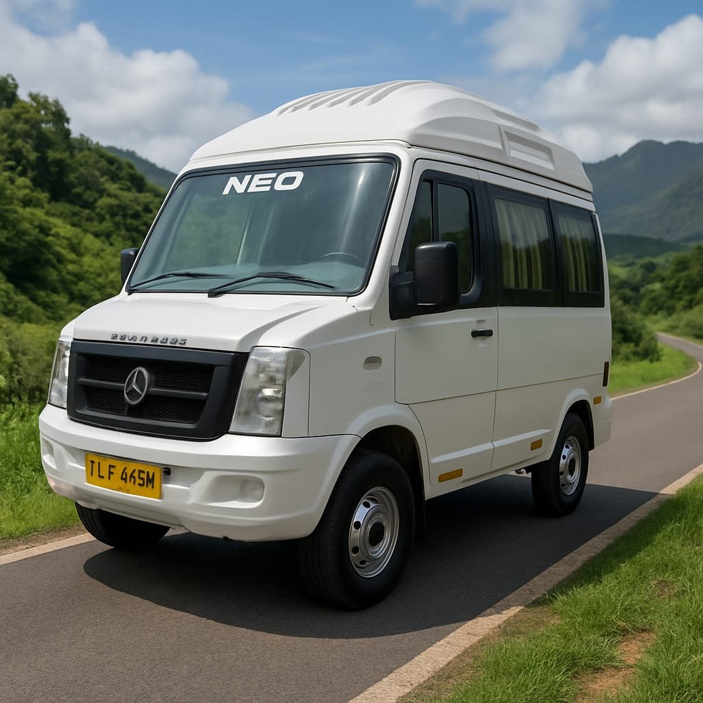 10 seater kerala tempo, how many seats in tempo traveller, 10 seater van in india