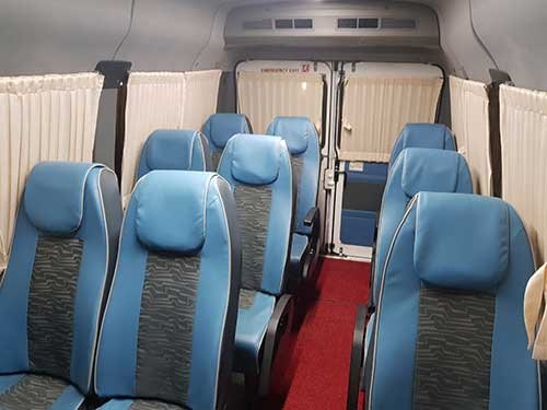 kerala tempo traveller, kochi tempo traveller