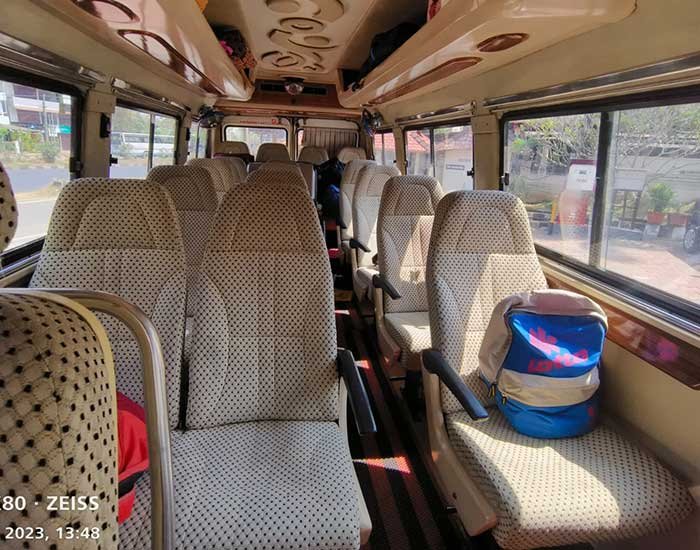 car tempo hire kochi, cochin to alleppey taxi